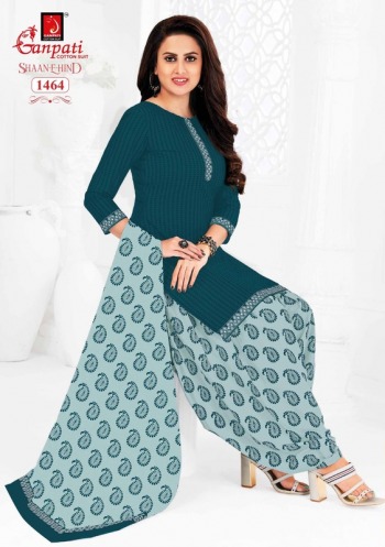 Ganpati Shan E Hind vol 3 Patiyala Dress Material