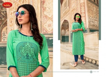 Gloria Rayon casual wear kurtis wholesaler