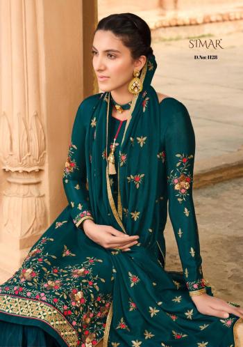 Glossy Simar gulaal Chinon Salwar Kameez wholesaler