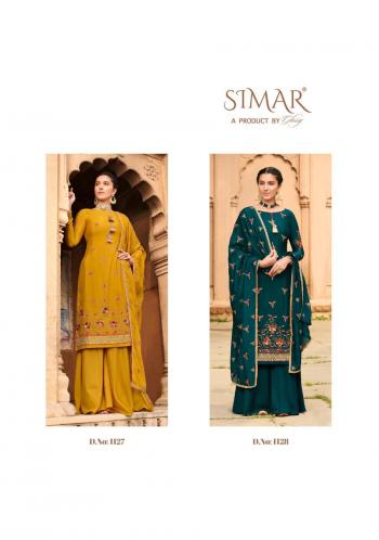 Glossy Simar gulaal Chinon Salwar Kameez wholesaler