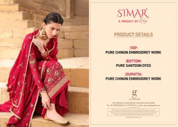 Glossy Simar gulaal Chinon Salwar Kameez wholesaler