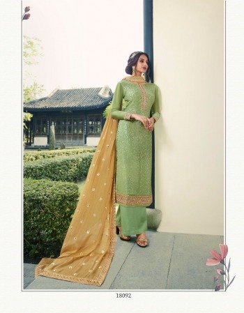 Glossy Simar jevel Chinon Salwar Kameez wholesaler