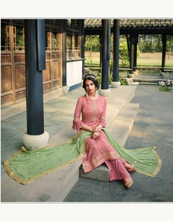 Glossy Simar jevel Chinon Salwar Kameez wholesaler