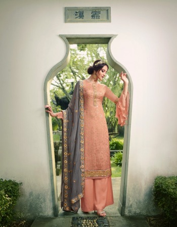 Glossy Simar jevel Chinon Salwar Kameez wholesaler