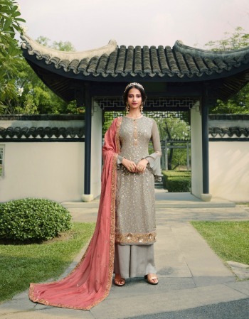 Glossy Simar jevel Chinon Salwar Kameez wholesaler