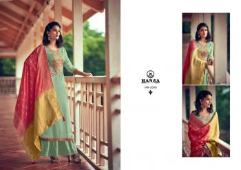 Hansa Banaras Saanj Dola Silk Salwar Kameez wholesaler