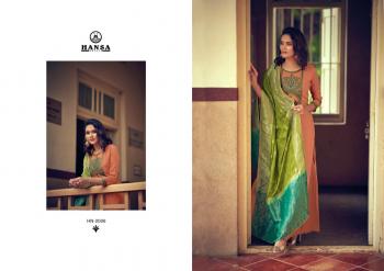 Hansa Banaras Saanj Dola Silk Salwar Kameez wholesaler