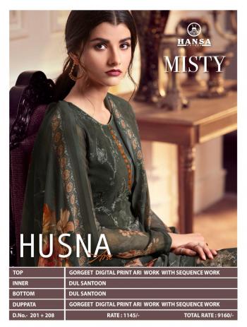 hansa Husna Misty Salwar kameez catalog wholesaler