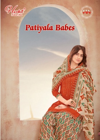 Harshit fashion Patiyala Babes Soft Cotton dress