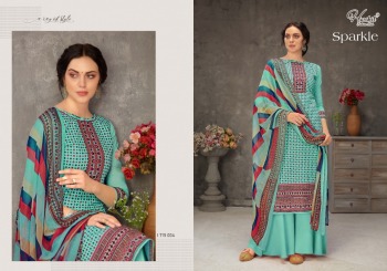 Harshit fashion Sparkle cambric Cotton Suits