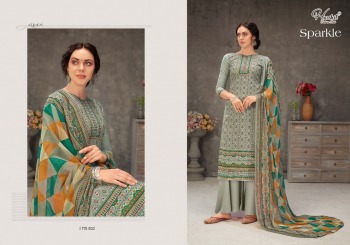 Harshit fashion Sparkle cambric Cotton Suits