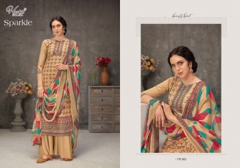 Harshit fashion Sparkle cambric Cotton Suits