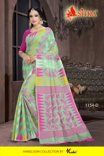 Haytee Arabic poly Cotton Saree wholesale price