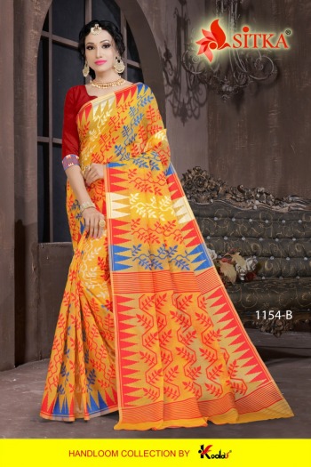 Haytee Arabic poly Cotton Saree wholesale price