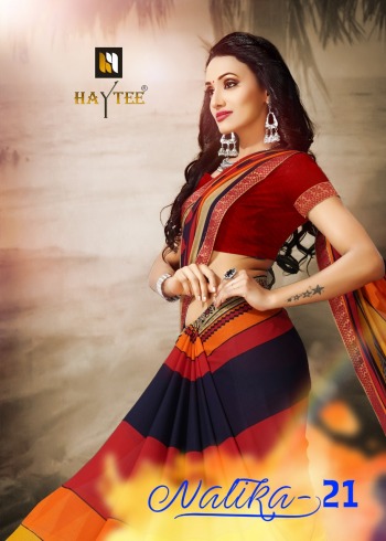 Haytee Nalika vol 21 Renial Saree catalog Wholesaler