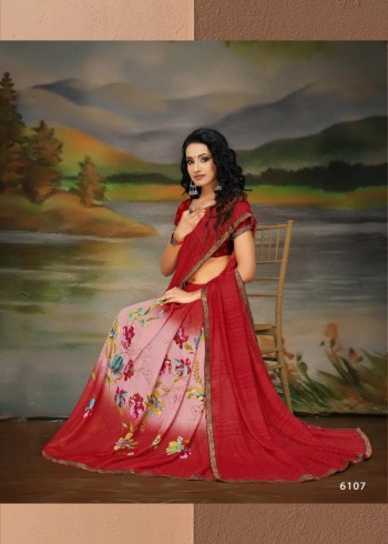 Haytee Sakhi vol 4 Rennial Print Saree wholesaler