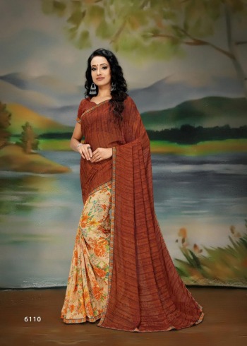 Haytee Sakhi vol 4 Rennial Print Saree wholesaler