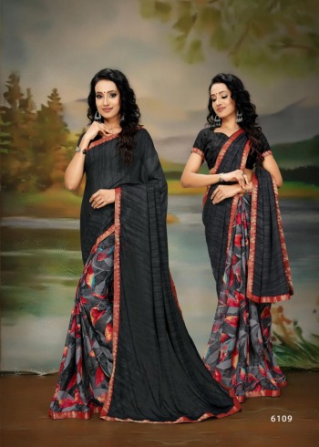 Haytee Sakhi vol 4 Rennial Print Saree wholesaler