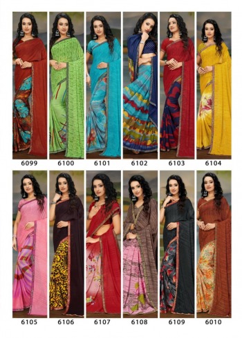 Haytee Sakhi vol 4 Rennial Print Saree wholesaler