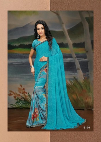 Haytee Sakhi vol 4 Rennial Print Saree wholesaler