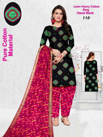 Heavy Cotton Bandhej Dress wholesale Price