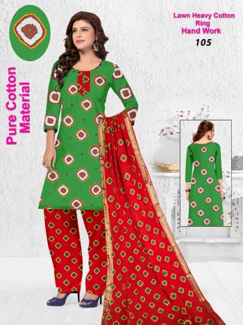 Heavy Cotton Bandhej Dress wholesale Price