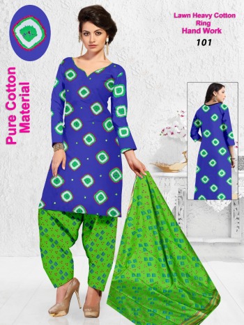 Heavy Cotton Bandhej Dress wholesale Price