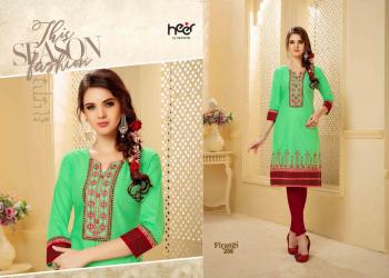 Heer Feerangi vol 2 Cotton embroidered kurtis wholesaler