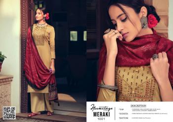 Hermitage Meraki Jam Cotton Silk Salwar kameez wholesaler