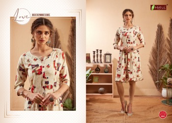 hetvi Damini rayon Casual wear kurtis wholesaler