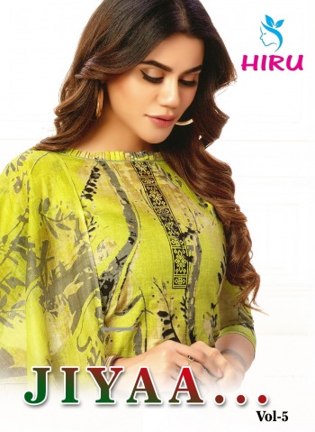 Hiru jiyaa vol 5  Lawn Cotton Dress wholesale Price