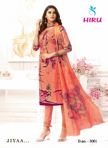 Hiru jiyaa vol 5  Lawn Cotton Dress wholesale Price