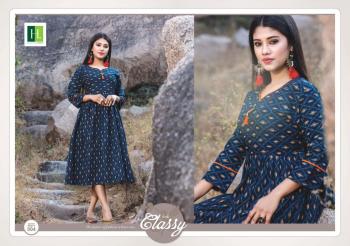 hirwa kitty Party vol 5 cambric Cotton Kurtis wholesaler