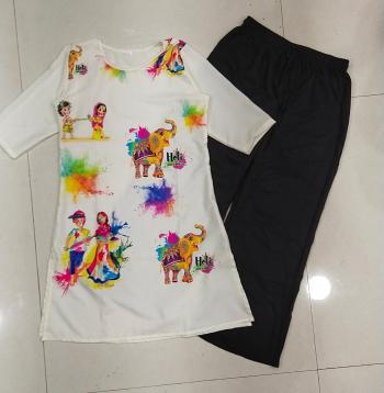 Holi Festival Kurtis with Palazzo wholesaler