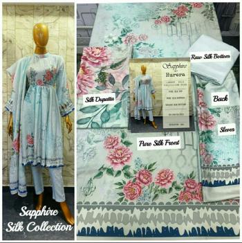 Hurera sapphire Luxury Silk Collection 2020 pakistani Suits wholesaler