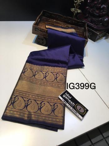 Idol Ganesh Soft Banarasi Silk Saree wholesale Price