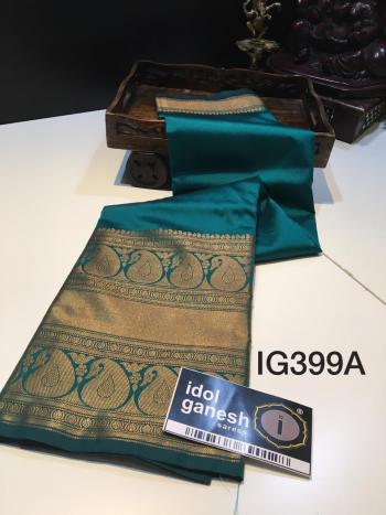 Idol Ganesh Soft Banarasi Silk Saree wholesale Price