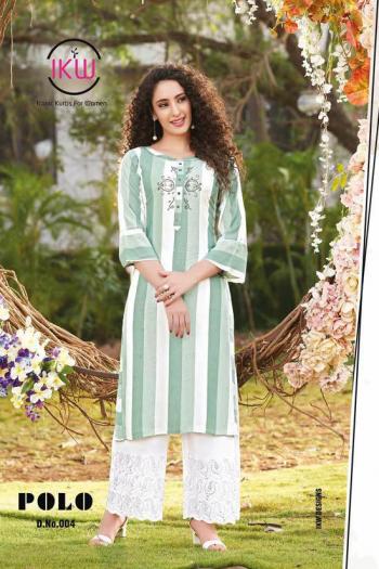 IKW Polo Rayon Embroidered Kurtis wholesaler