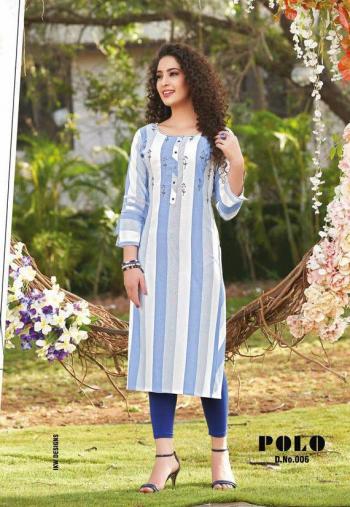 IKW Polo Rayon Embroidered Kurtis wholesaler