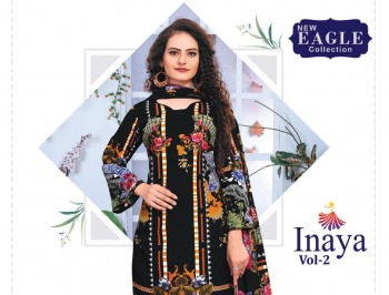 Inaya Eagle vol 2 Karachi Cotton pakistani Dress wholesale Price