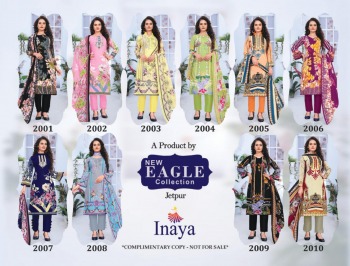 Inaya Eagle vol 2 Karachi Cotton pakistani Dress wholesale Price