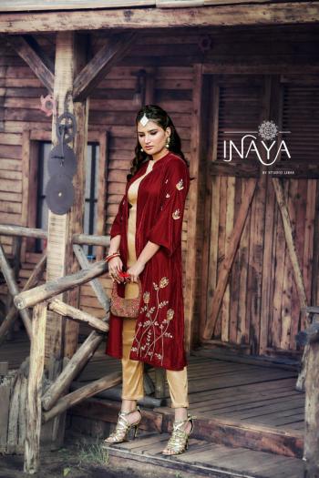 INaya LPC 72 Velvet party wear kurtis with Pant wholesale price