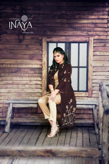 INaya LPC 72 Velvet party wear kurtis with Pant wholesale price