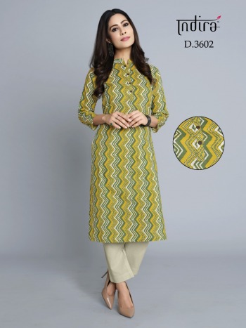 Indira Apparel Rozana vol 3 Cotton kurtis wholesaler