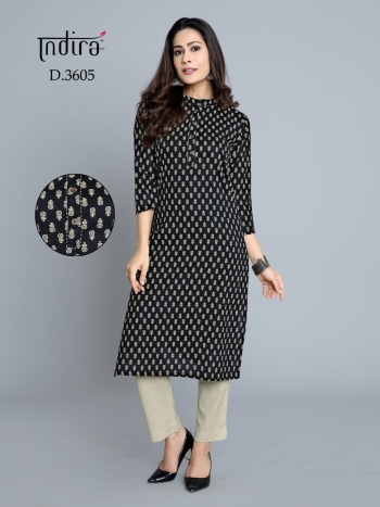 Indira Apparel Rozana vol 3 Cotton kurtis wholesaler