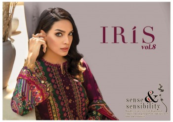 Iris vol 8 Karachi Cotton Dress Material catalog wholesale