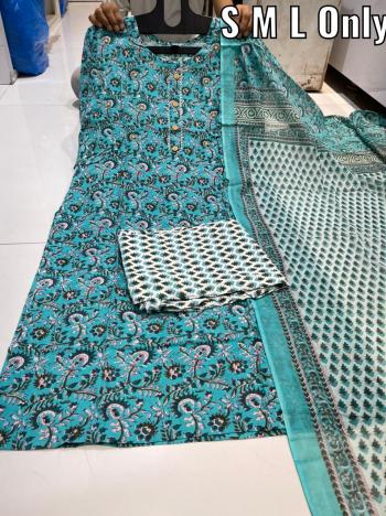 Jaipuri kurtis with Palazzo and Dupatta wholesaler