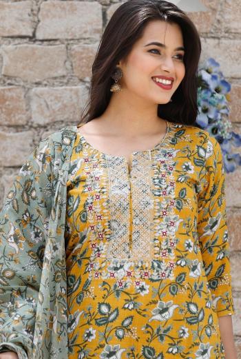 Jaipuri-kurtis-with-pant-and-Dupatta-buy-wholesale-Price-1