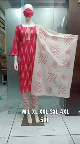 Jaipuri kurtis with pant and Dupatta Wholesaler