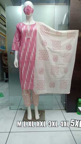 Jaipuri kurtis with pant and Dupatta Wholesaler